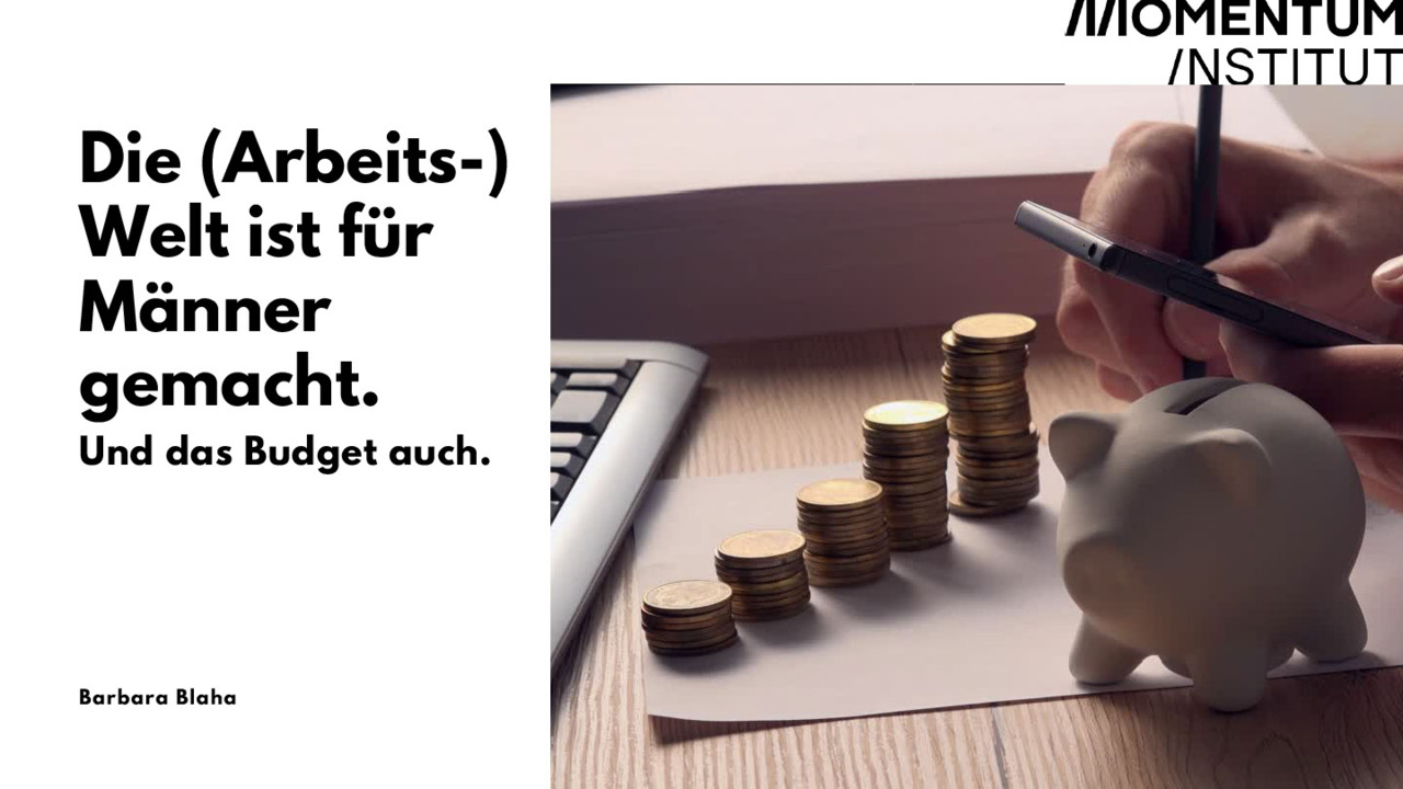 Die (Arbeits-) Welt ist für Männer gemacht.